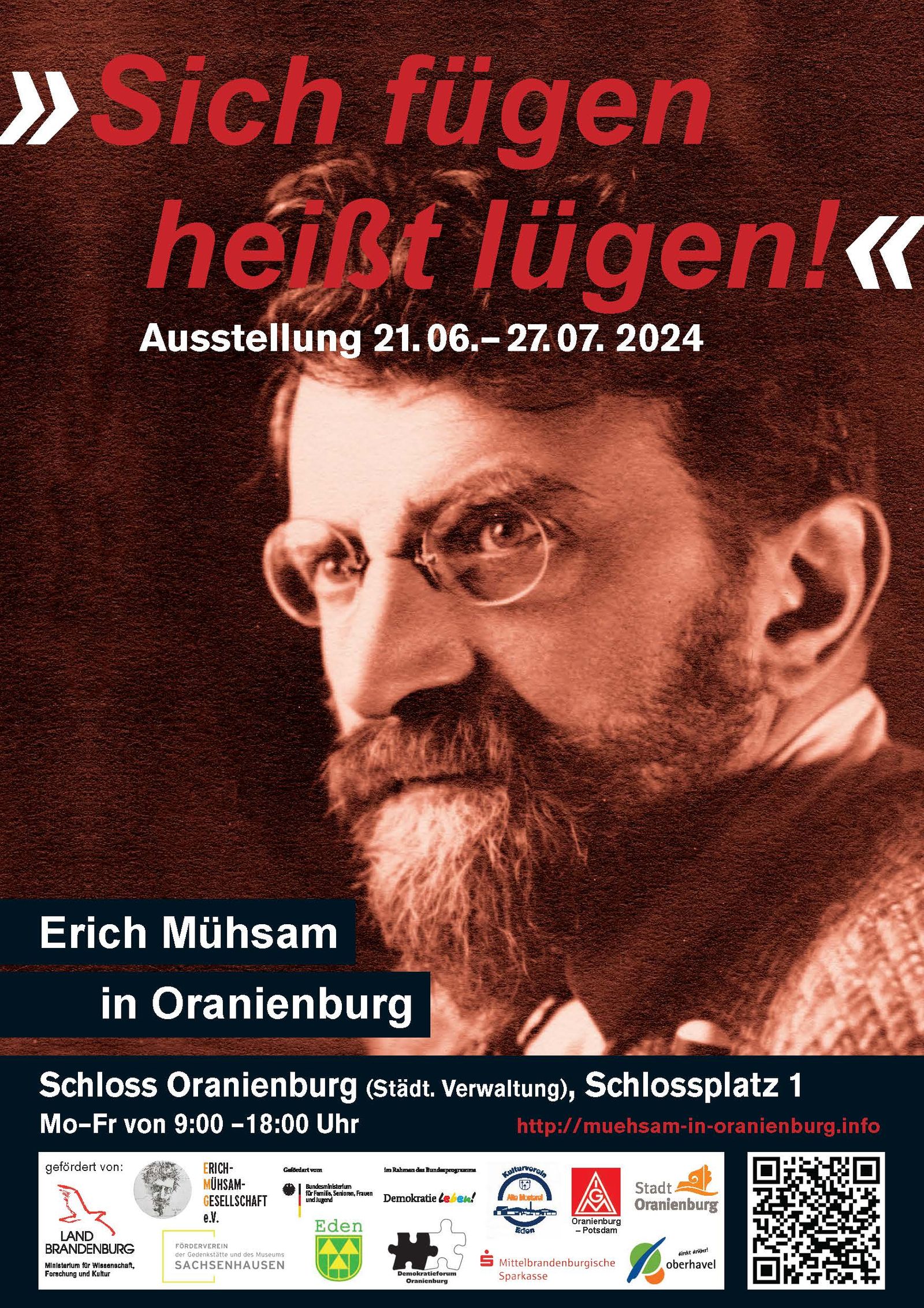 19.7. Gemeinsamer Besuch der Erich Mühsam Ausstellung in Oranienburg